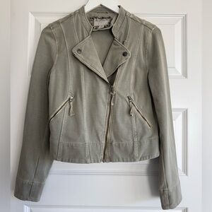Marrakech Faux Suede Biker Jacket